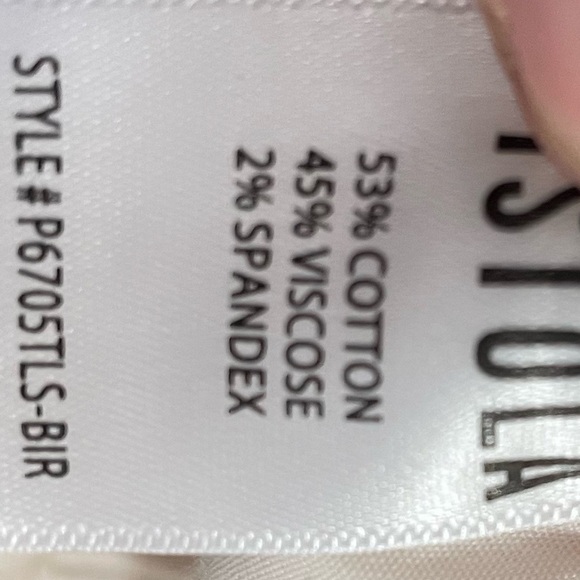 Stitch Fix l Pistola Crop Drawstring Straight Pant in Birch, Large - Picture 3 of 7